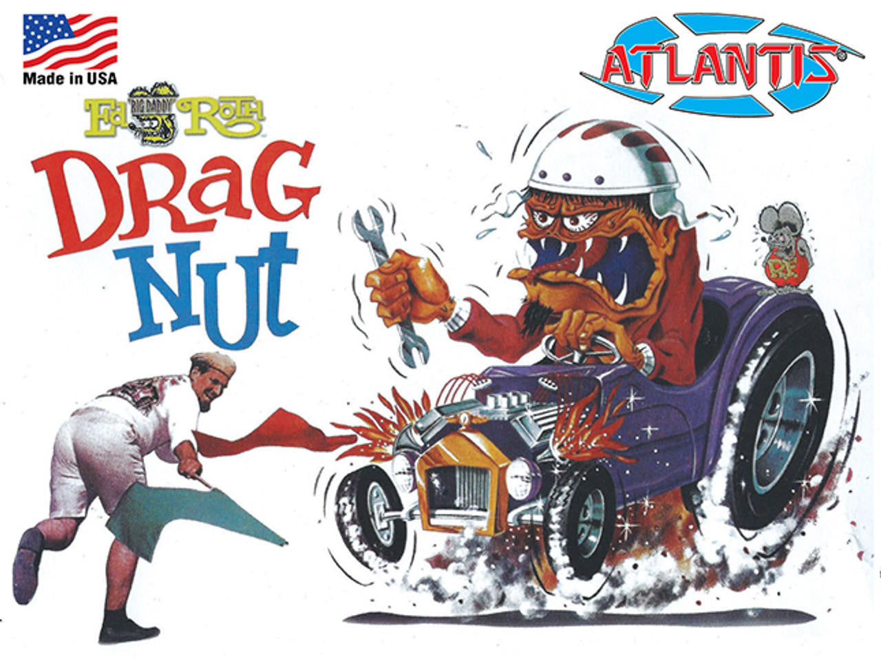 Atlantis Ed Roth Drag Nut Car w/Figure 1303